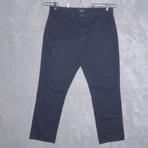 LEVI'S Navy Blue Chino Pants Size 36 x 30 Straight Leg Cotton Twill Stretch